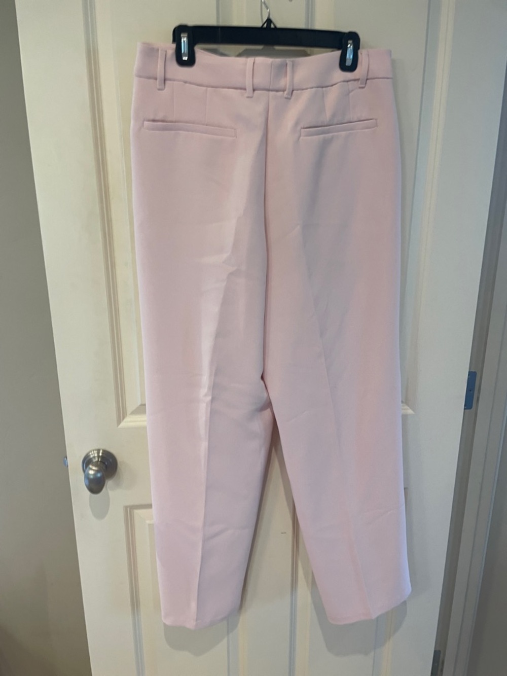 Banana Republic Pale Pink Wide-Leg Dress Pants - Picture 3 of 4
